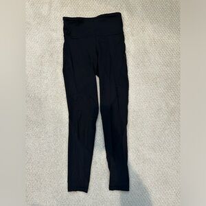 Lululemon legging with mesh back 25inch inseam